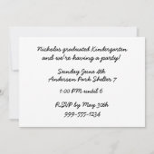 Yellow Chihuahua-Party Einladungen (Rückseite)