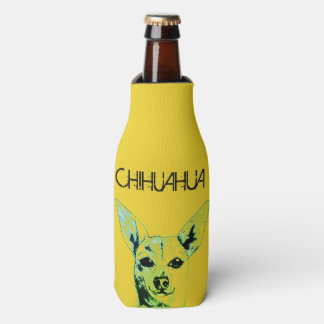 Yellow Chihuahua Themed Flasche Cooler Flaschenkühler