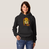 Yellow Chinese Dragon Hoodie (Vorne ganz)
