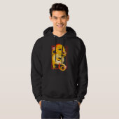 Yellow Chinese Dragon Hoodie (Vorne ganz)