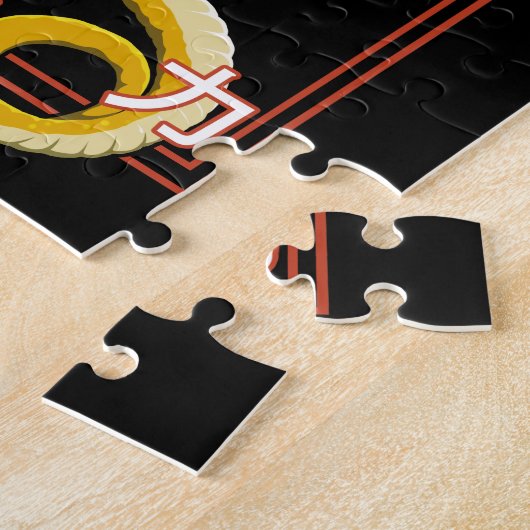 Yellow Chinese Dragon Puzzle (Seite)