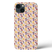 Yellow Chocolaty Leaf iPhone Case