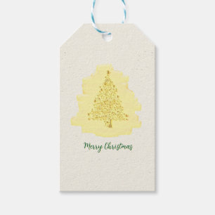 Yellow Christmas Geschenkanhänger