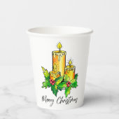 Yellow Christmas Pappbecher (Rückseite)