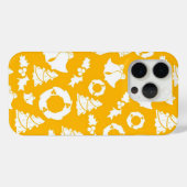 Yellow Christmas Pattern Case-Mate iPhone Hülle (Rückseite (Horizontal))