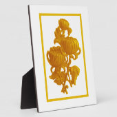 Yellow Chrysanthemum Fotoplatte (Seite)