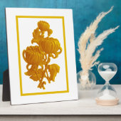 Yellow Chrysanthemum Fotoplatte (Seite)