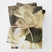 YELLOW CHRYSANTHEMUM GESCHENKPAPIER SET (Beispiel)