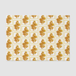 Yellow Chrysanthemum Mother Day Seidenpapier
