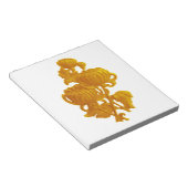 Yellow Chrysanthemum Notizblock (angewinkelt)