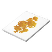 Yellow Chrysanthemum Notizblock (Rotiert)