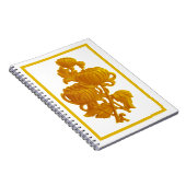 Yellow Chrysanthemum Notizblock (Rechte Seite)