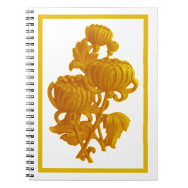 Yellow Chrysanthemum Notizblock