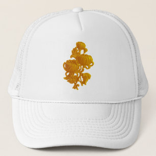 Yellow Chrysanthemum Truckerkappe