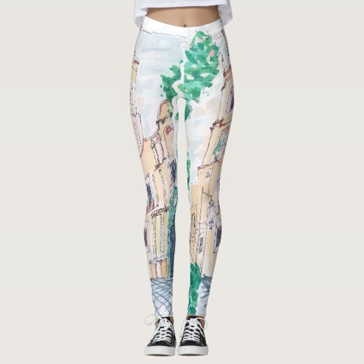 Yellow Church Leggings (Vorderseite)