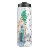 Yellow Church Thermosbecher (Vorderseite)