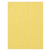 Yellow Citrus Lemon Slice Pop Art Tischdecke (Vorderseite)