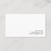 Yellow Clean House Zuhause Cleaners Business Visitenkarte (Rückseite)