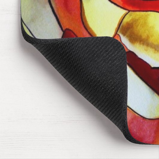 Yellow Climbing Freesia Blume Mousepad (Ecke)