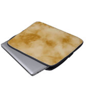 Yellow Clouds Laptopschutzhülle (Vorne Knopf)