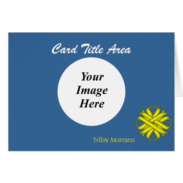 Yellow Clover Ribbon Template von Kenneth Yoncich (Vorderseite (Horizontal))
