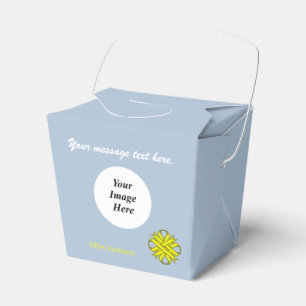 Yellow Clover Ribbon Template von Kenneth Yoncich Geschenkschachtel