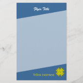 Yellow Clover Ribbon von Kenneth Yoncich Flyer (Hinten)