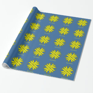 Yellow Clover Ribbon von Kenneth Yoncich Geschenkpapier
