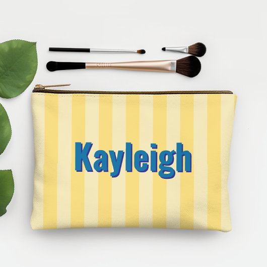 Yellow Coastal Bachelorette Reise Bachelorette Zubehörtasche