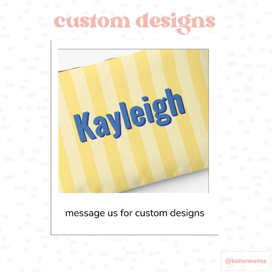 Yellow Coastal Strip Bachelorette Strandtuch