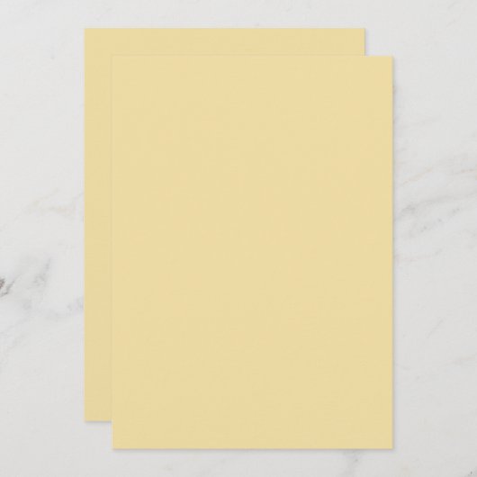 Yellow Color Einladung (Vorne/Hinten)