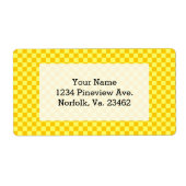 Yellow Combination Checkerboard von ShirleyTaylor (Vorne)