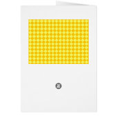 Yellow Combination Checkerboard von ShirleyTaylor (Hinten)