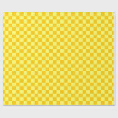 Yellow Combination Checkerboard von ShirleyTaylor Geschenkpapier (Flach)