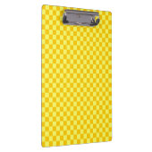 Yellow Combination Checkerboard von ShirleyTaylor Klemmbrett (Rechts)