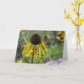 Yellow Coneflower Blank Note Card Karte (Gelbe Blume)