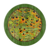 Yellow Conefwers Glass Cutting Board Schneidebrett (Vorderseite)