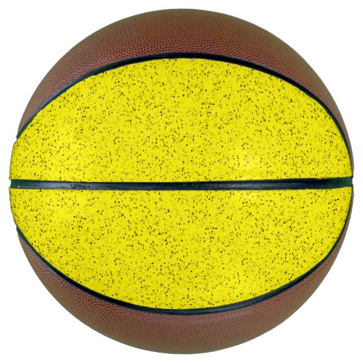 Yellow Confetti Basketball (Vorderseite)