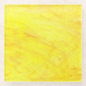 Yellow Confetti Monster Glasuntersetzer (Vorderseite)