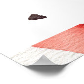 Yellow Construction Digger Brithday Party Welcome Poster (Ecke)