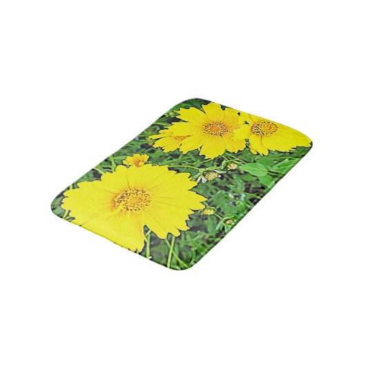 Yellow Cornelius Badematte (Schrägansicht)