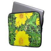 Yellow Cornelius Laptopschutzhülle (Vorderseite Links)