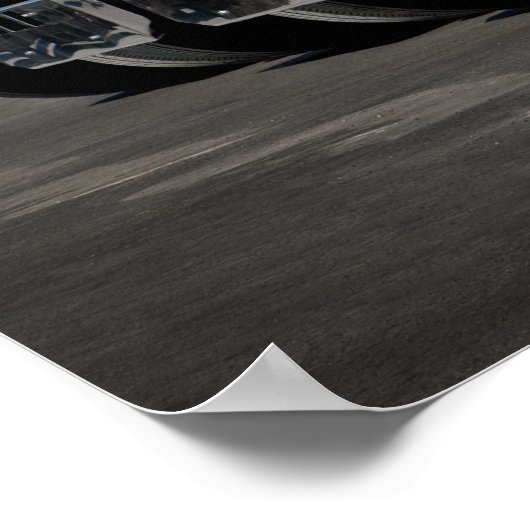 Yellow Coronado Freightliners Poster (Ecke)