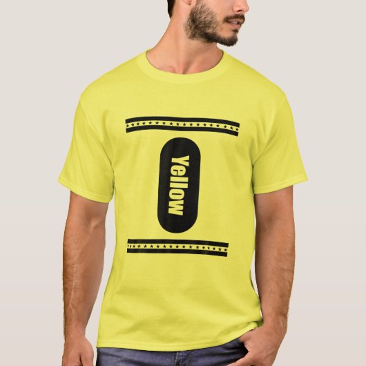 Yellow Crayon Box Halloween Costume Friend Group T-Shirt (Vorderseite)