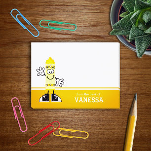 Yellow Crayon Personalisiert Post-it Klebezettel