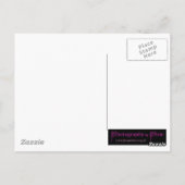 Yellow Crazy Fraktal Postkarte (Rückseite)