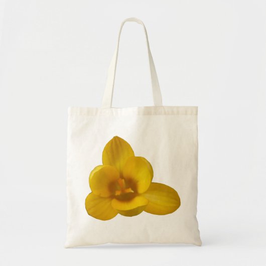 Yellow Crocus Grocery Tote Bag Tragetasche (Vorne)