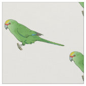 Yellow Crowned Kakariki Stoff (Nahaufnahme)