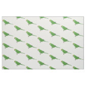 Yellow Crowned Kakariki Stoff (Fat Quarter (45,7 x 55,9 cm))