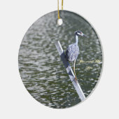 Yellow-Crowned Night Heron Ornament (Links)